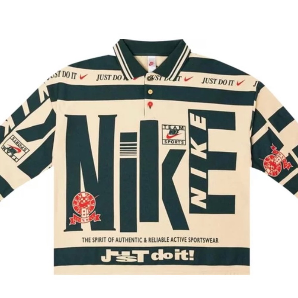 Nike x Cactus Plant Flea Market Long-Sleeve Polo 'Natural'